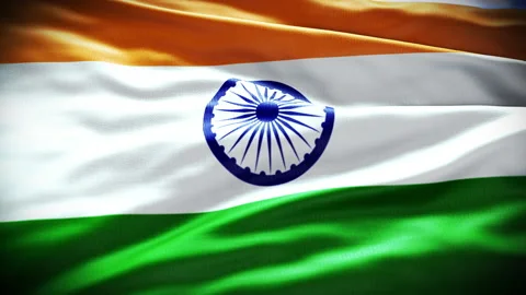 India flag. Waving India Flag. National India Flag, Indian symbol, 3D 4K video Stock Footage 237600387