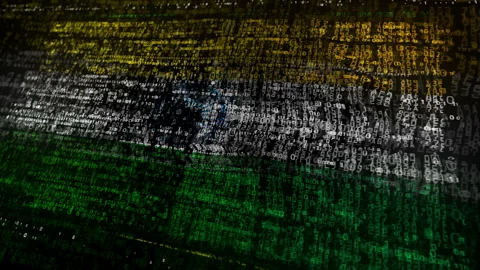 India flag waving with security code Stock Footage 311507644