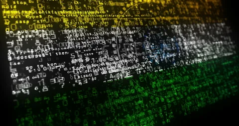 India flag waving with security code Stock Footage 311507839