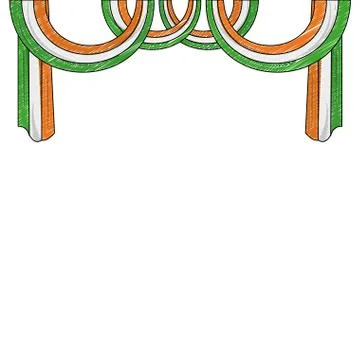 India flags frame scribble Stock Illustration