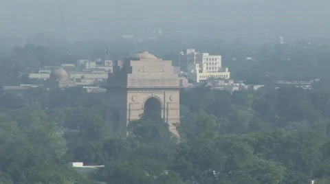 India Gate, Delhi Stock Footage 286059