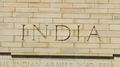 India Gate, Delhi Stock Footage 58316554