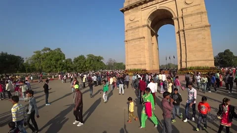 India gate Stock Footage 157361245