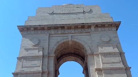 India Gate Video stock 304412987