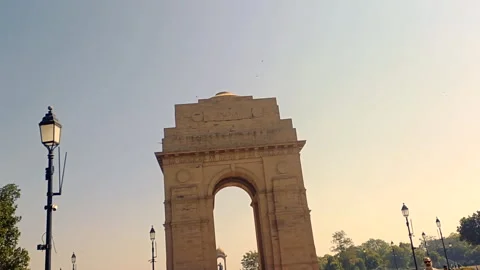 India Gate Video stock 304413652