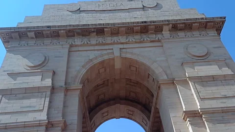 India Gate Video stock 304414237