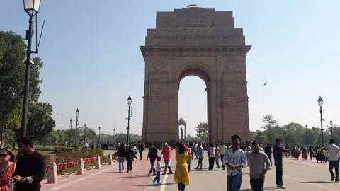 India Gate Stock Footage 305144901