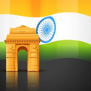 India gate Stock Illustration