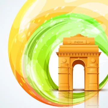 India gate Stock Illustration