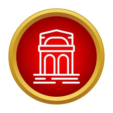 India gate monument arch landmark new delhi symbol Stock Illustration