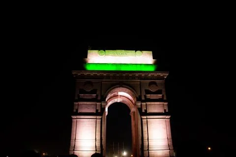 The India Gate. Stock Photos