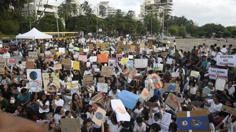 INDIA-GLOBAL WARMING-CLIMATE CHANGE-PROTEST Stock Footage 166232215