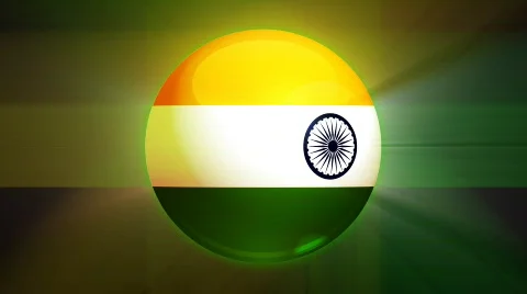 India Globe Stock Footage 743601