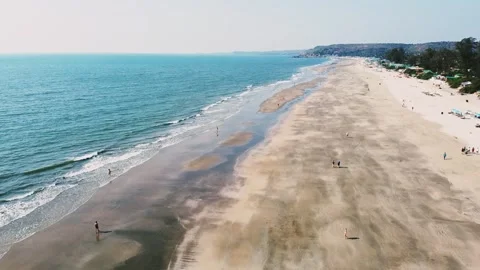 India Goa Tortal beach Stock Footage 143523312