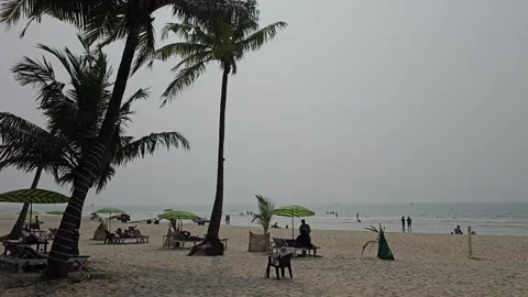 India - Goa | Varca Beach | 8K Vídeo Stock 256909141