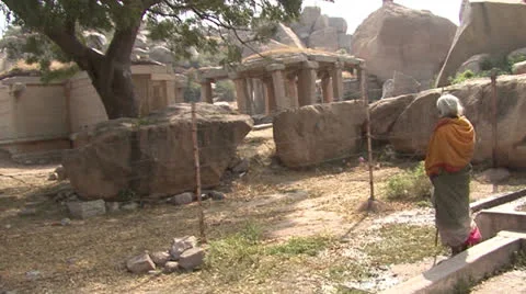 India Hampi Stock Footage 23835183
