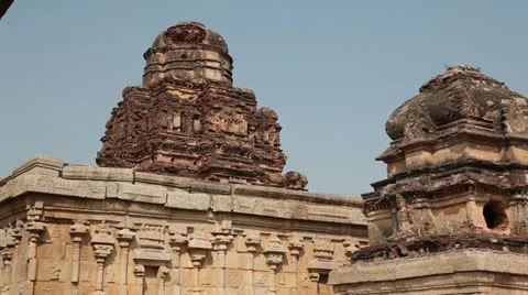 India, Hampi. Krishna Temple Stock Footage 22308499
