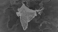 India - hub of the world. Grayscale 4k or 4k+ Resolution