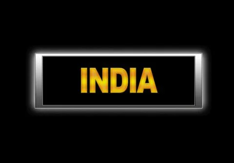 India. Stock Illustration