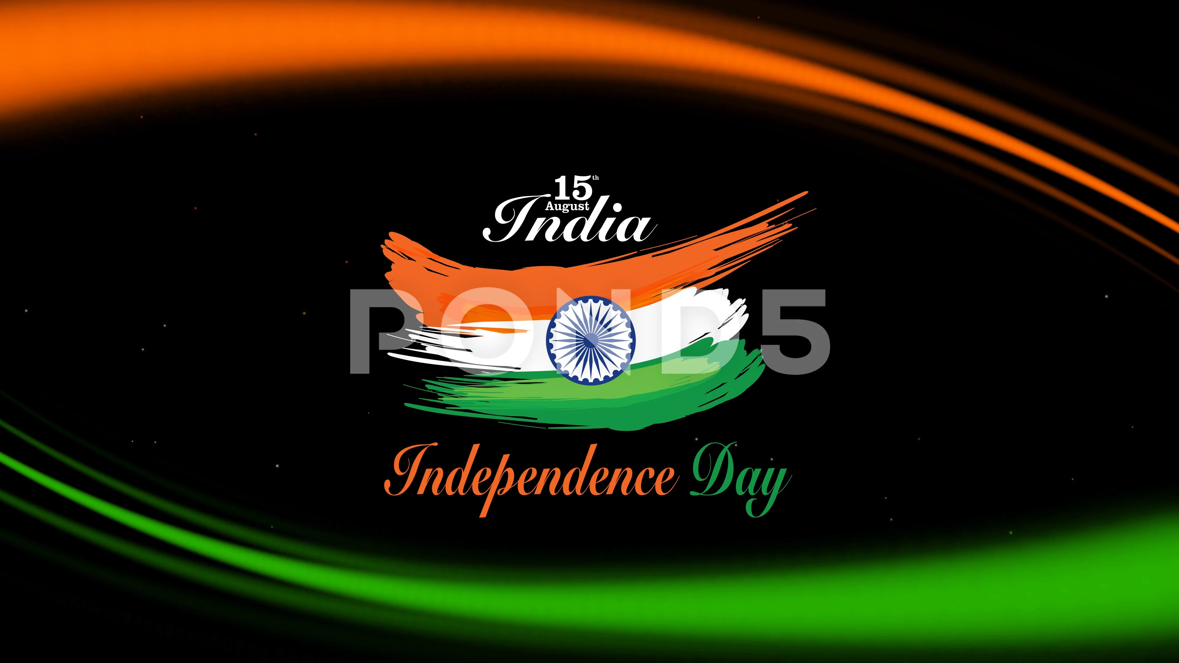 India Independence Day Animation Video | Stock Video | Pond5