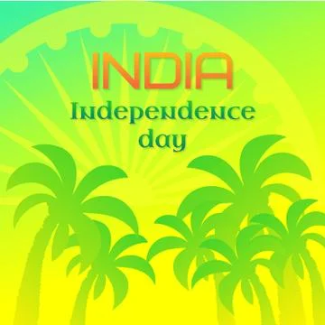 India Independence Day Stock Illustration
