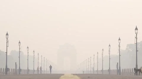 India: India tests cloud seeding in New Delhi amid worsening air pollutio... Stock Footage 320631900