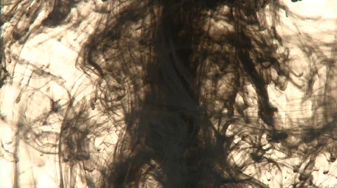 India Ink Swirls 1 Stock Footage 990053