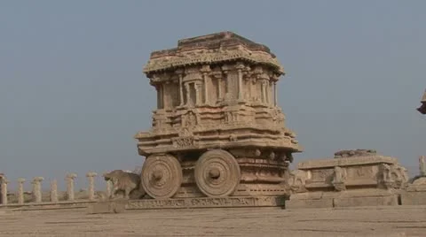 India Karnataka  Hampi Video stock 22070171