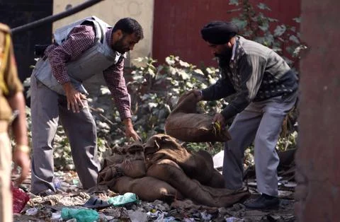 India Kashmir Explosive Device - Oct 2010 Stock Photos