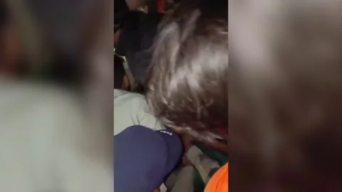 India: Leopard attacks villagers, rescue operation leaves forest workers inj... Stock Footage 276219631