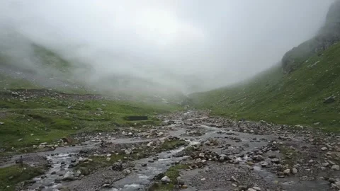 India Manali Valley Drone Stock Footage 170037510