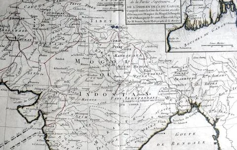 India map ; carte de la partie superieure Copyright: xJehangirxSorabjee/Di... Fotos de archivo