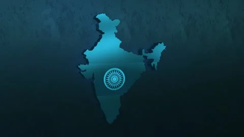 India Map Stock Footage 277904133