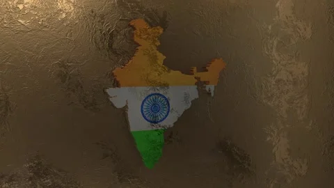 India Map Stock Footage 277924447