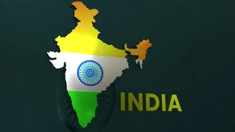 India Map Stock Footage 279746395