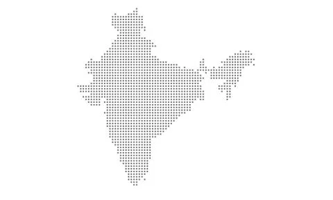 India map Stock Illustration