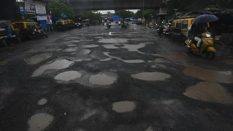 INDIA-MONSOON-INFRASTRUCTURE Video stock 164209387