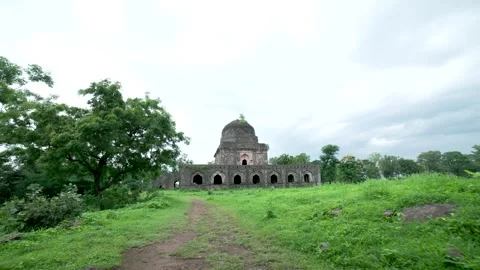 India MP Mandu Echo point Video stock 282760901