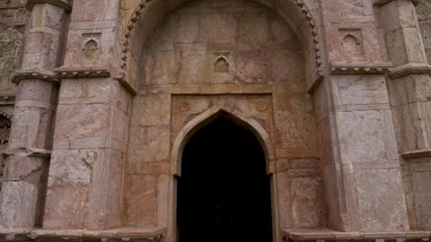 India MP Mandu Hathi mahal group Darya khan tomb Video stock 281261924