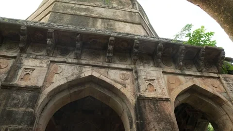 India MP Mandu Hathi mahal group Hathi mahal Video stock 281263401