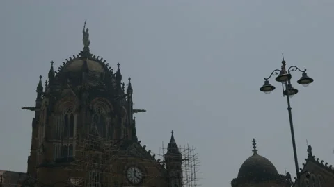 India, Mumbai train station trip shooting with Panasonic Lumix S1H LOG Stock Footage 204819174