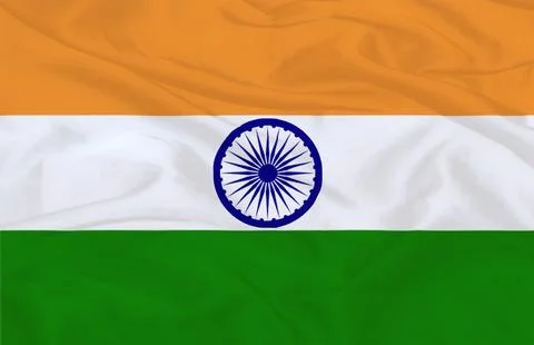 India National Flag Stock Illustration