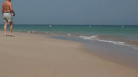 India Ocean beach Stock Footage 12561512