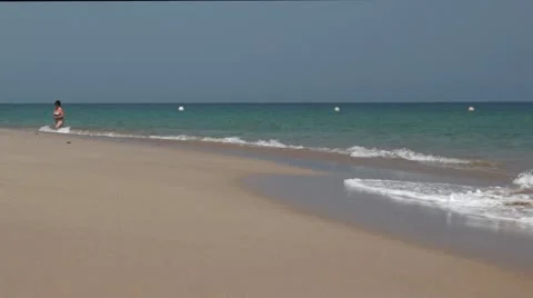 India Ocean beach Stock Footage 12561514