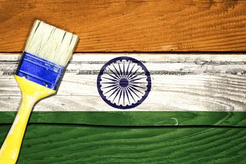 India paint Stock Photos