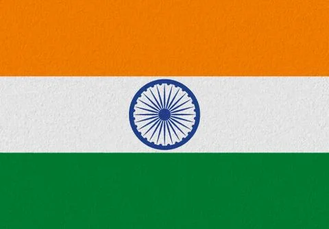 India paper flag Stock Illustration