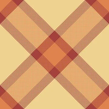 India pattern fabric textile, composition tartan background seamless. Tan v.. Stock Illustration