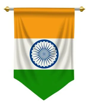 India Pennant Stock Illustration