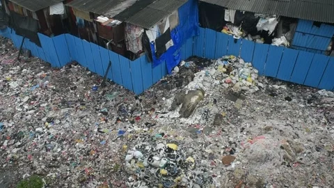 INDIA-PLASTIC GARBAGE-ENVIRONMENT Stock Footage 155800902