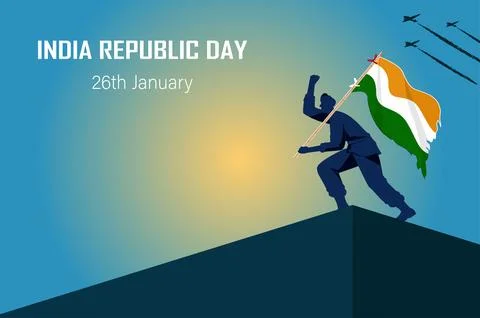 India republic day Stock Illustration